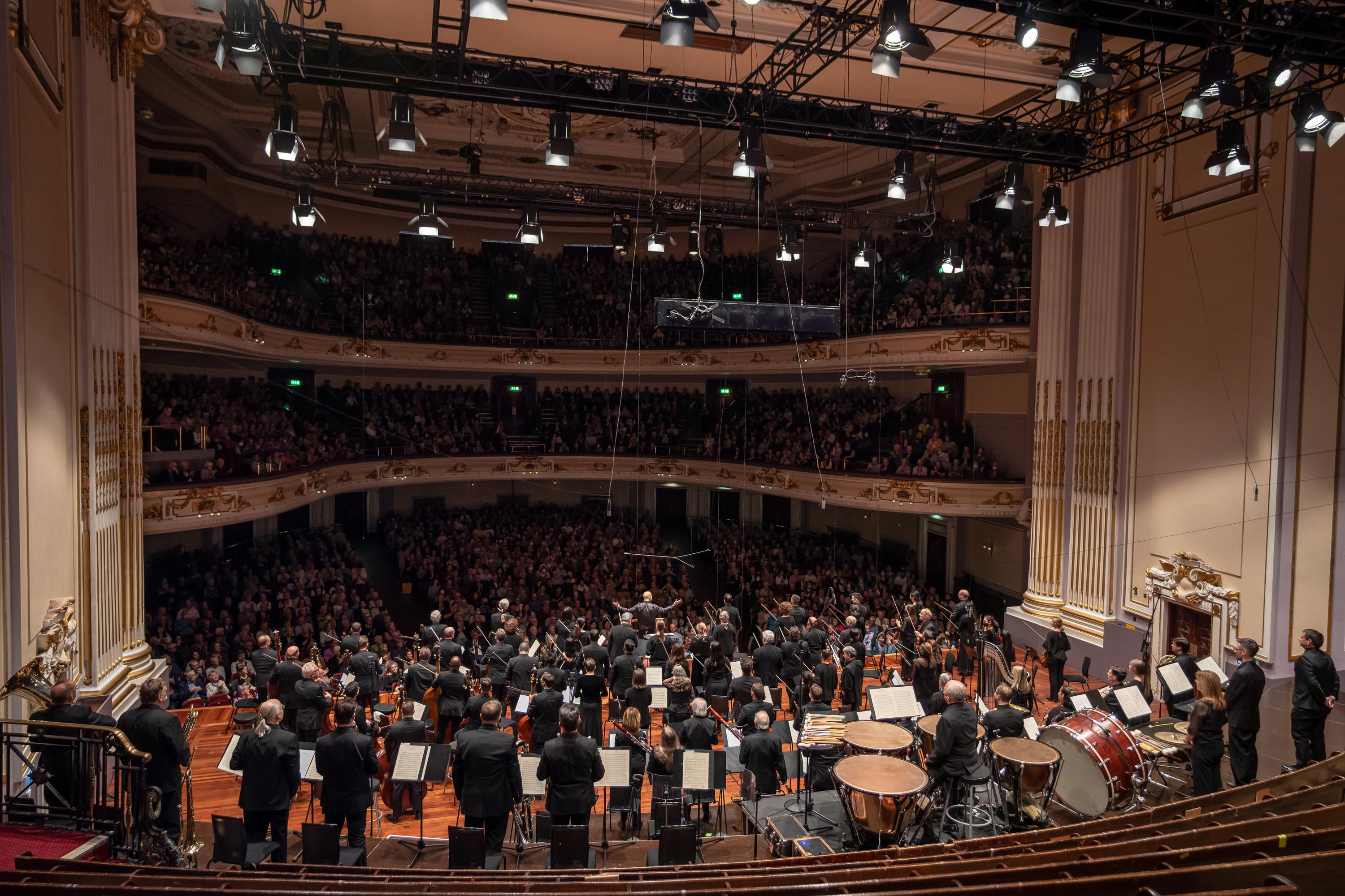 The Orchestra is welcomed by a sold-out audience at Usher Hall