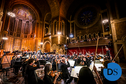 The Philadelphia Orchestra performing in St. Bartholomew's Church