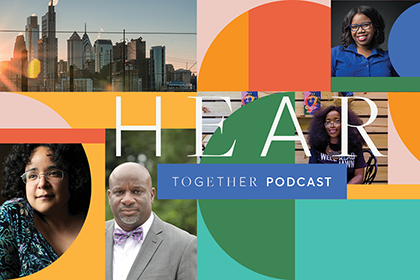 HearTOGETHER podcast image collage