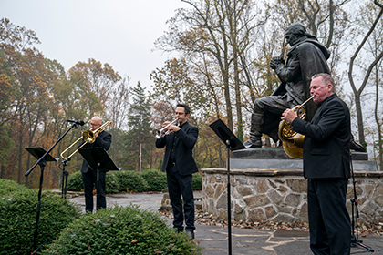 Philadelphia Orchestra musicians at Valley Forge National Historical Park