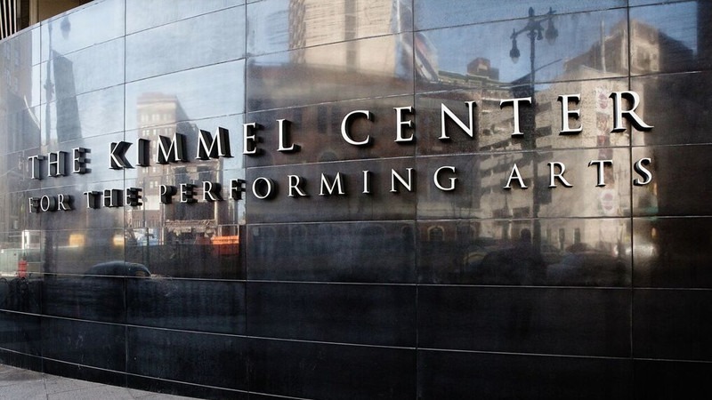 The Kimmel Center building engraving